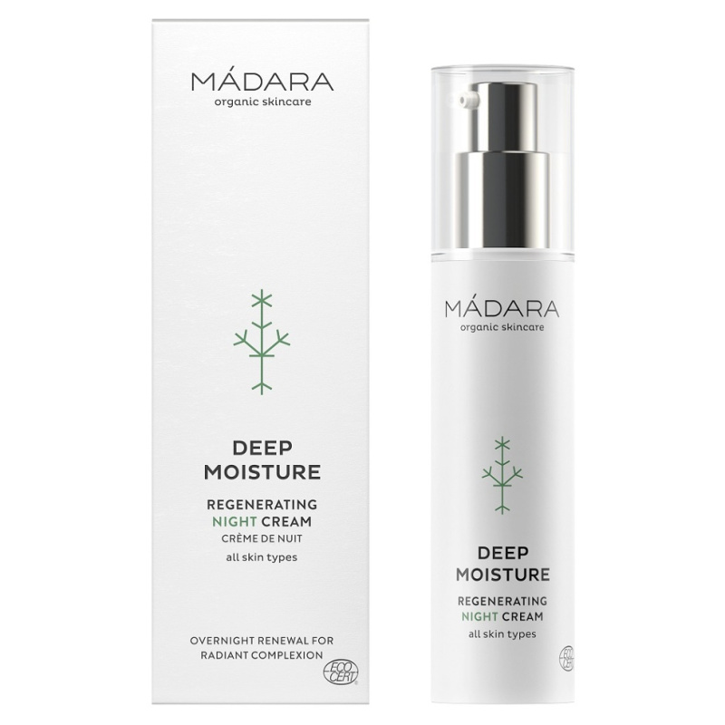 Mádara DEEP MOISTURE regenerační noční krém 50 ml