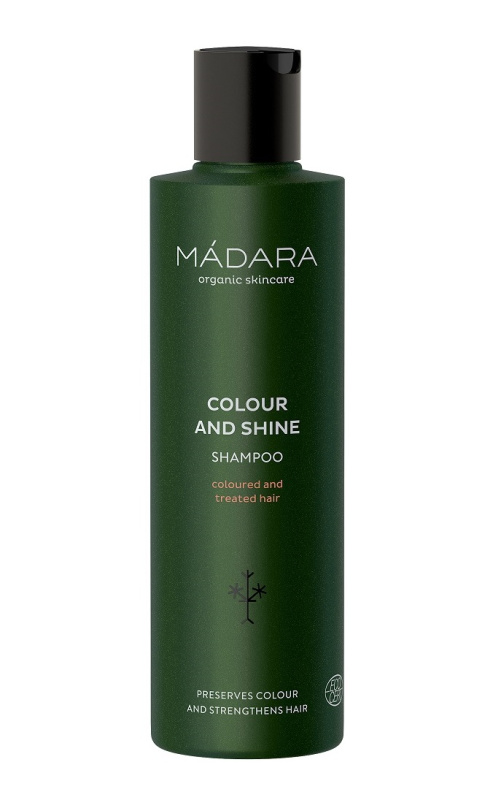 MÁDARA Colour and Shine rozjasňující a posilující šampon pro barvené vlasy 250 ml
