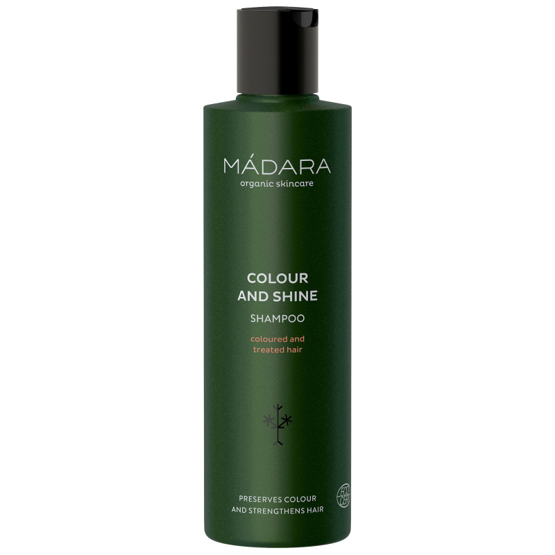 MÁDARA Colour and Shine rozjasňující a posilující šampon pro barvené vlasy 250 ml