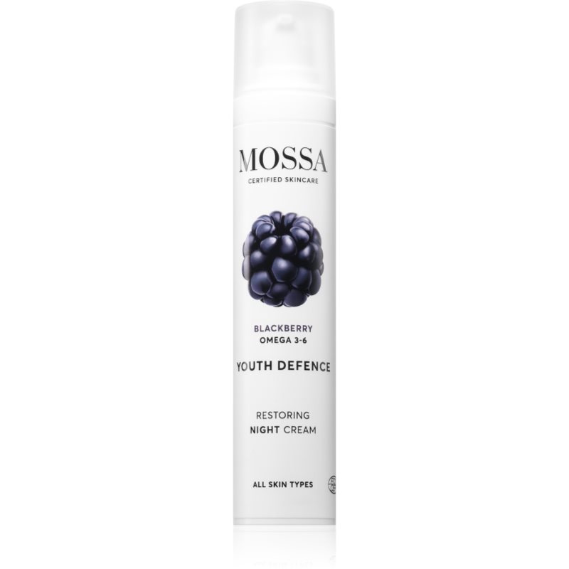 MOSSA Obnovující noční krém, Youth Defence 50 ml