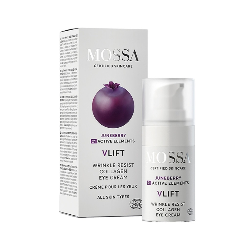 MOSSA Oční krém pro obnovu kolagenu, V-Lift 15 ml