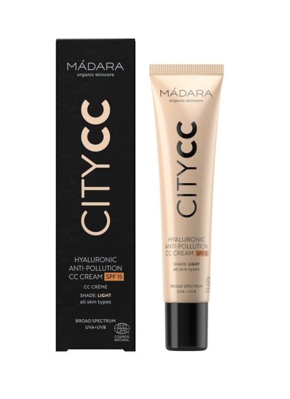 MÁDARA City CC CC krém pro jednotný tón pleti SPF 15 odstín Light 40 ml