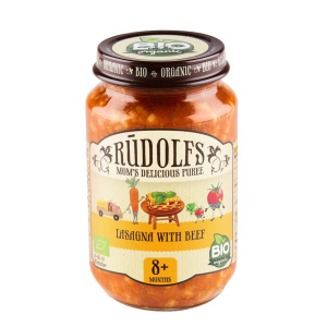 Rudolfs BIO Příkrm lasagne s hovězím masem