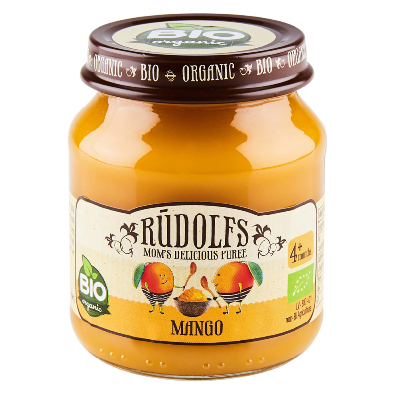 Rudolfs BIO Příkrm mango, 120 g