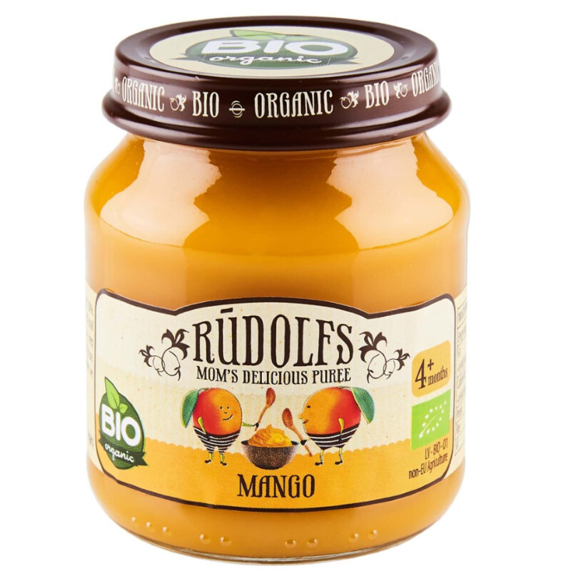Rudolfs BIO Příkrm mango, 120 g