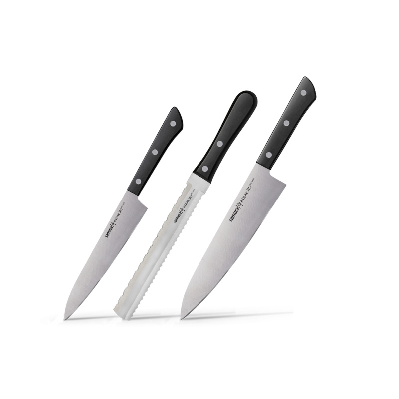 Samura HARAKIRI Sada 3 nožů (černá) (SHR-0230B)