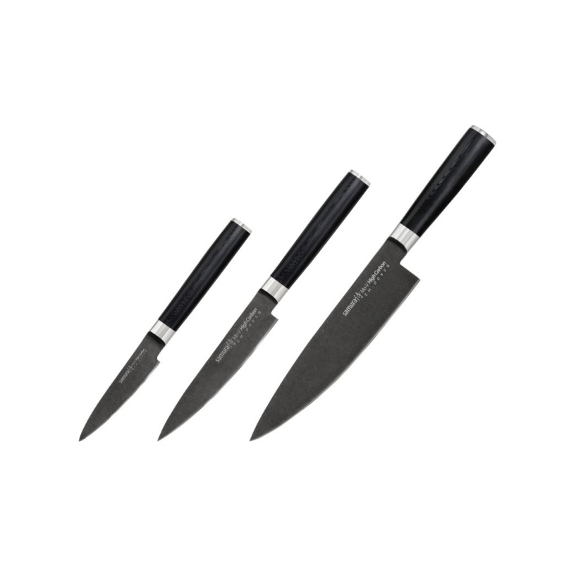 Samura MO-V Stonewash Základní sada pro šéfkuchaře (SM-0220B)