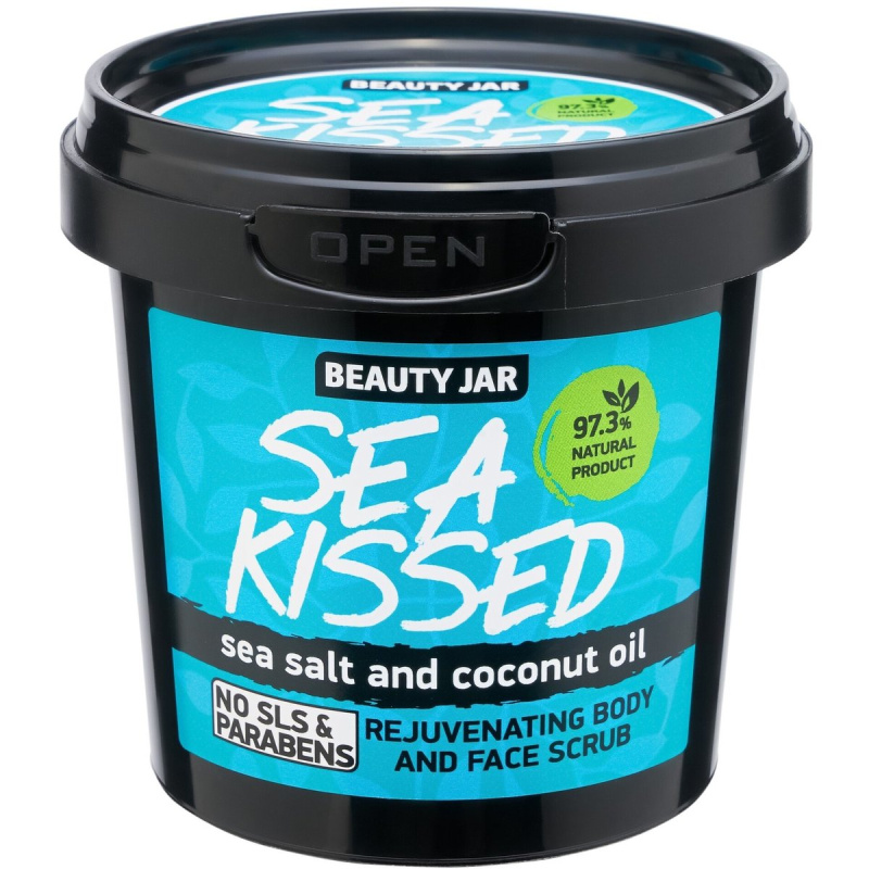 Beauty Jar Sea Kissed peeling na obličej i tělo s mořskou solí 200 g