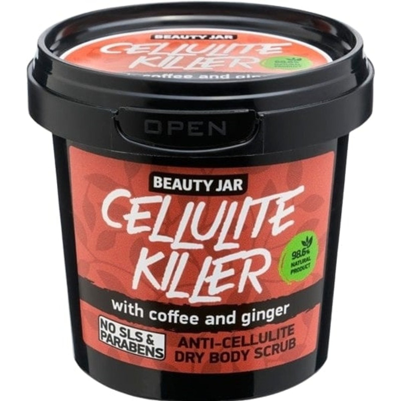 Beauty Jar Cellulite Killer tělový peeling proti celulitidě s mořskou solí 150 g