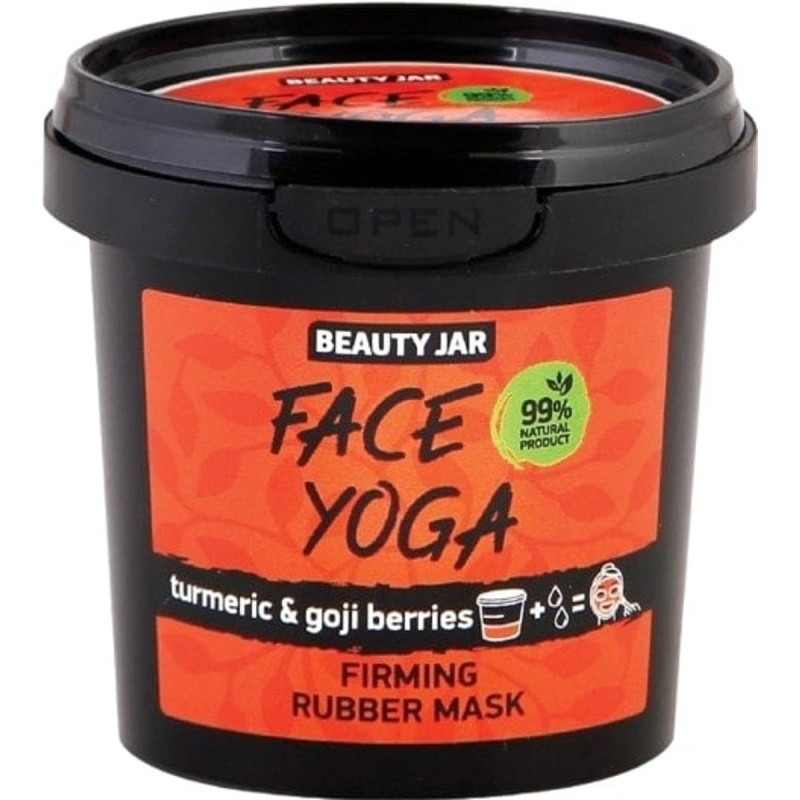 Beauty Jar Face Yoga čisticí slupovací maska s vyživujícím účinkem 20 g