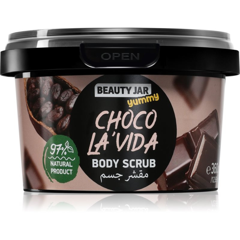 Beauty Jar Yummy Choco La'vida tělový peeling 360 g