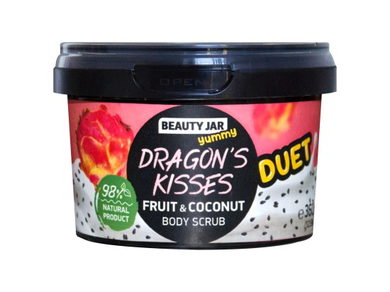 Beauty Jar Yummy Dragon's Kisses tělový peeling 360 g