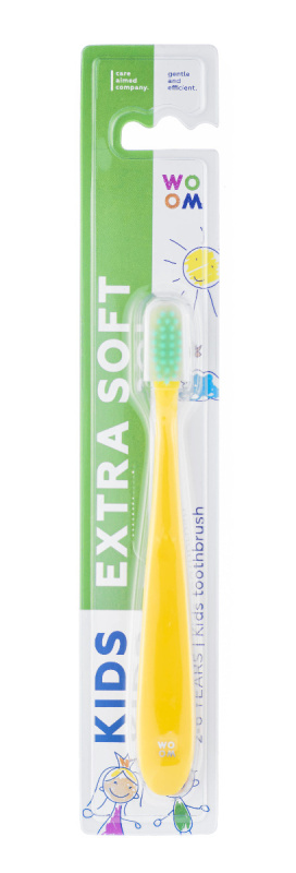 WOOM Toothbrush Kids Extra Soft zubní kartáček pro děti extra soft 1 ks