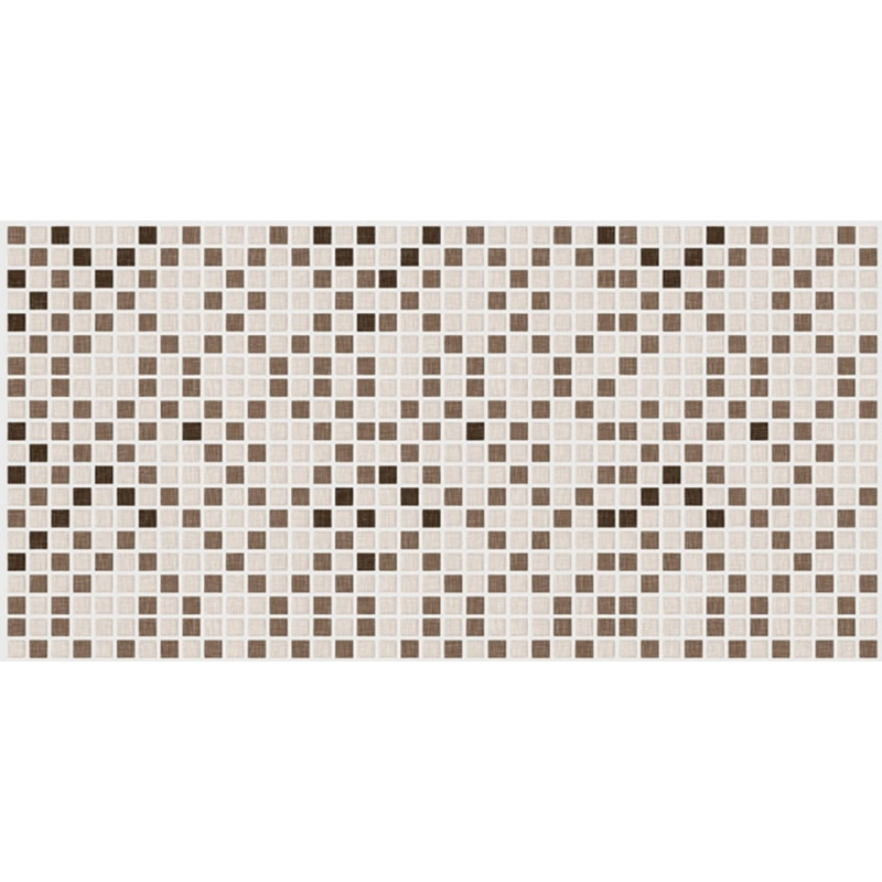 PVC obkladový panel Mosaic Brown 0,35 mm, 96,4 x 48,4 cm