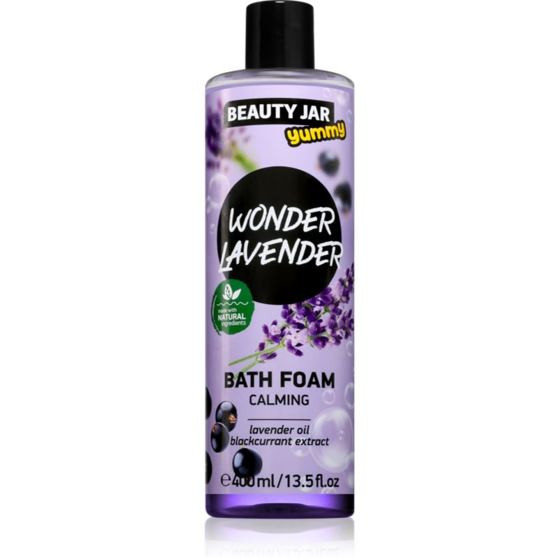 Beauty Jar Yummy Wonder Lavender pěna do koupele se zklidňujícím účinkem 400 ml