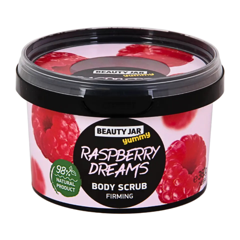 Beauty Jar Tělový peeling Raspberry Dreams 360 g