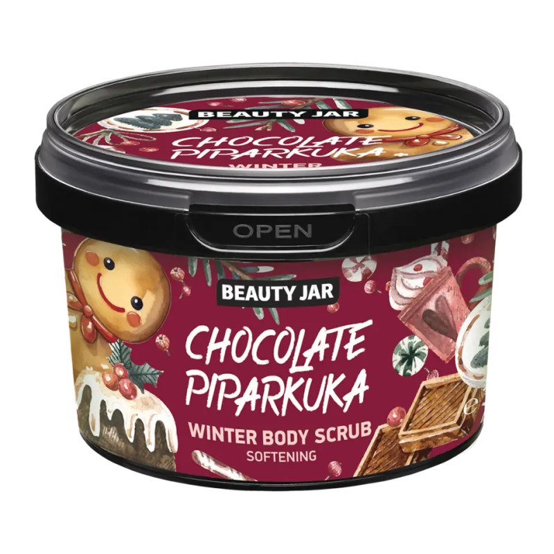 Beauty Jar Tělový peeling Chocolate Piparkuka 360 g