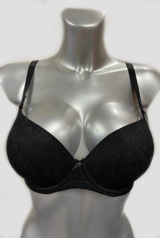Dámská PUSH-UP podprsenka Fantasy 1771 Barva: Černá, Velikost: 70C
