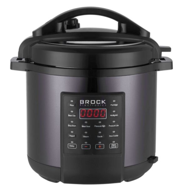Elektrický multifunkční hrnec Brock 6l, tlakový, parní, pomalý, rýžovar, jogurtovač, 1000W