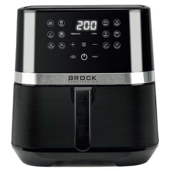 Horkovzdušná fritéza digitální Brock 6,5l, 1800W, 12 programů