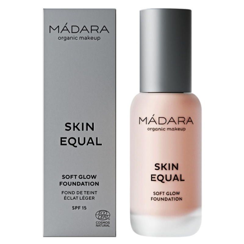 MÁDARA Skin Equal rozjasňující make-up pro přirozený vzhled SPF 15 odstín #30 Rose Ivory 30 ml