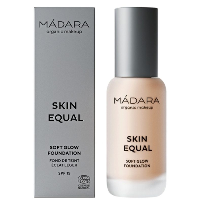MÁDARA Skin Equal rozjasňující make-up pro přirozený vzhled SPF 15 odstín #20 Ivory 30 ml