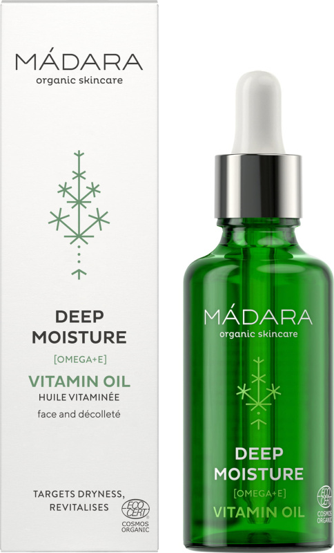 Mádara DEEP MOISTURE čisticí olej na tvář, tělo a pokožku hlavy 50 ml