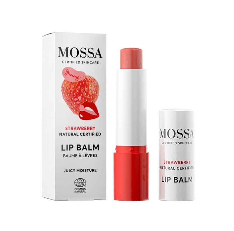 MOSSA Balzám na rty Strawberry 4,5 g