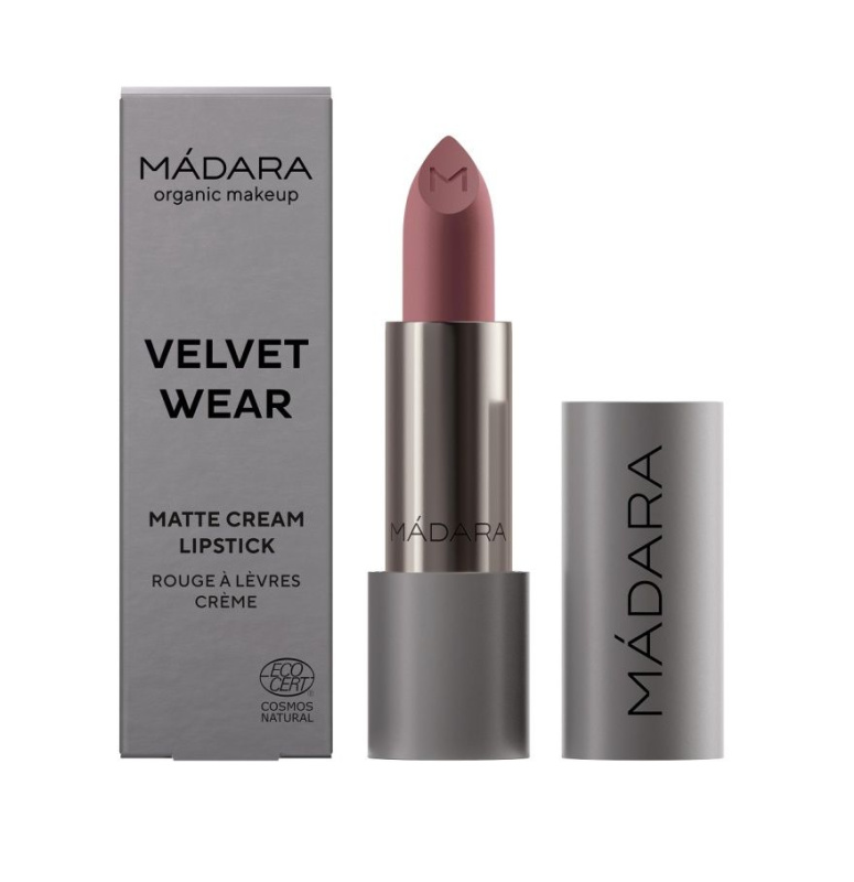 MÁDARA Velvet Wear matná rtěnka odstín #31 Cool Nude 3,8 g
