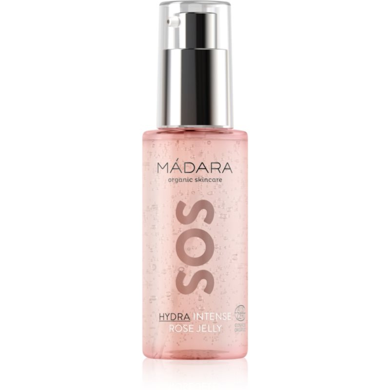 MÁDARA SOS Hydra Intense hydratační gel s růžovou vodou 75 ml