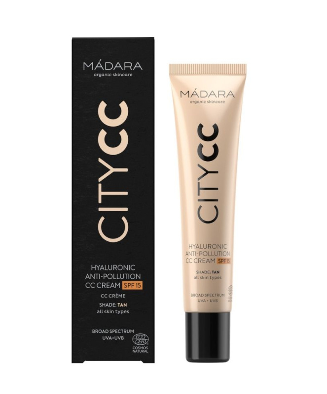 Mádara Hyaluronový CC krém TAN S SPF 15, 40 ml