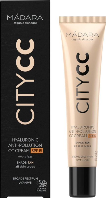 Mádara Hyaluronový CC krém TAN S SPF 15, 40 ml