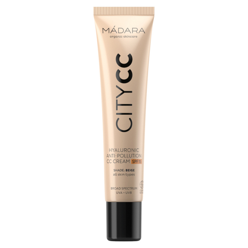 MÁDARA City CC CC krém pro jednotný tón pleti SPF 15 odstín Beige 40 ml