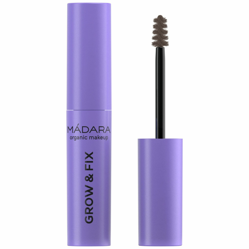 MÁDARA Grow & Fix tónovací gel na obočí odstín Frosty Taupe 4,25 ml