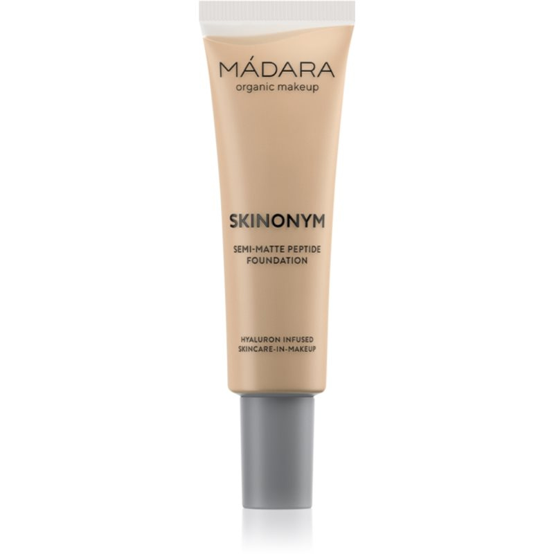MÁDARA Skinonym Semi-Matte Peptide dlouhotrvající make-up s peptidy odstín True Beige 35 30 ml