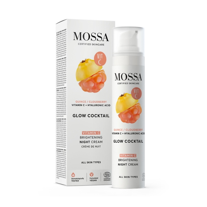 Mossa Glow Coctail rozjasňující noční krém 50 ml