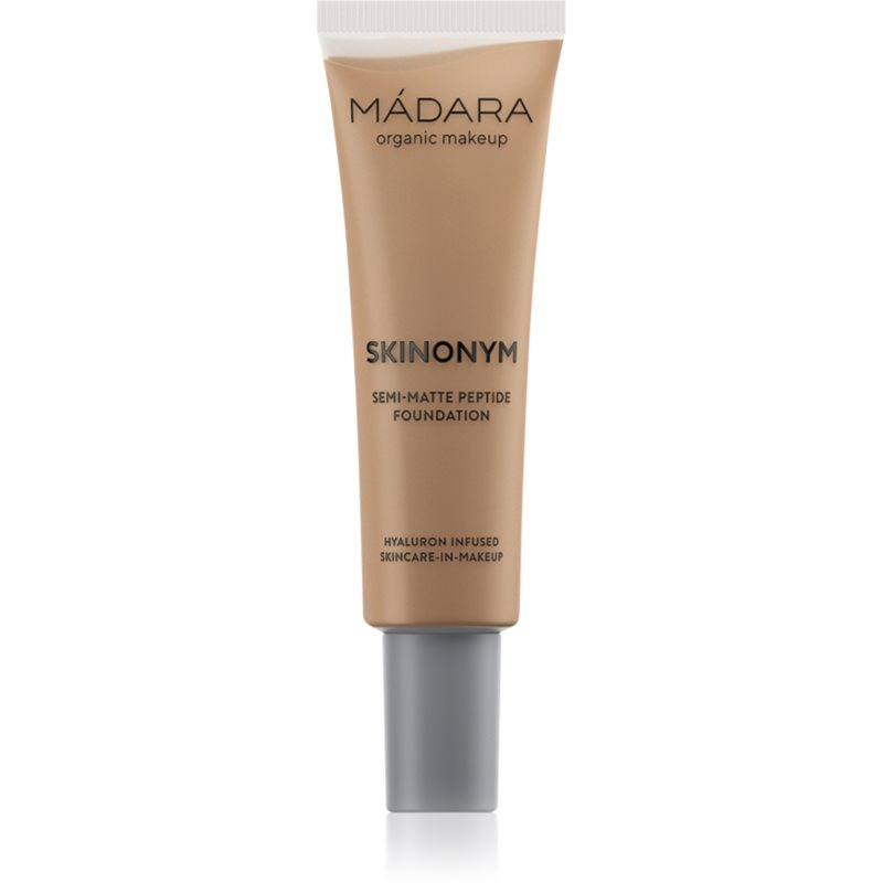 MÁDARA Skinonym Semi-Matte Peptide dlouhotrvající make-up s peptidy odstín #60 Olive 30 ml