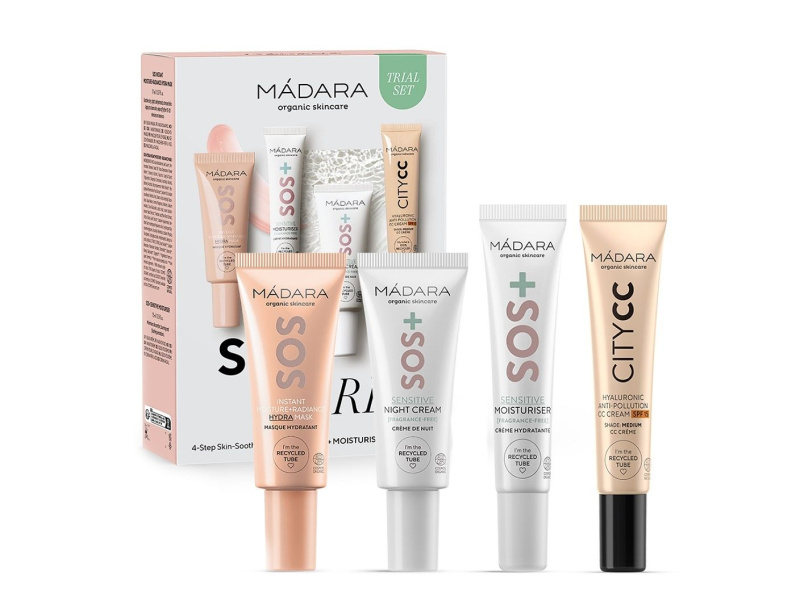 MÁDARA SOS Care dárková sada na obličej odstín Medium