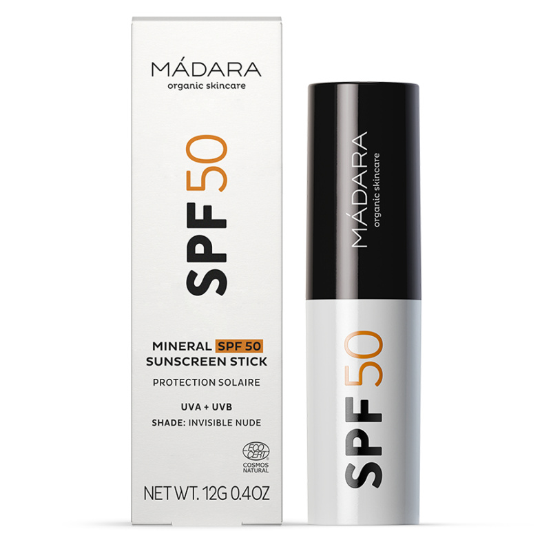 MÁDARA Mineral SPF50 Sunscreen Stick opalovací krém v tyčince SPF 50 12 g