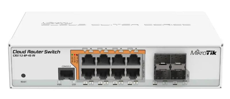 Mikrotik CRS112-8P-4S-IN Bílá