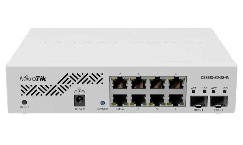 Mikrotik CSS610-8G-2S+IN Bílá