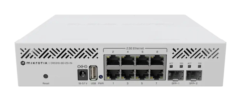 Mikrotik CRS310-8G+2S+IN Bílá