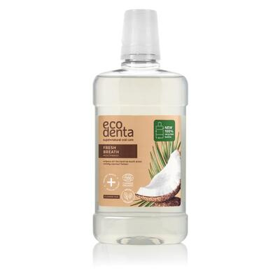 Ecodenta Cosmos Organic Minty Coconut ústní voda příchuť Coconut, Aloe Vera, Pepermint 500 ml