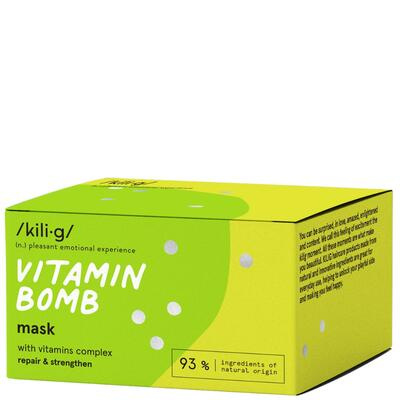 POSILUJÍCÍ MASKA NA VLASY VITAMIN BOMB S VITAMINOVÝM KOMPLEXEM