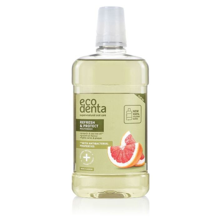 Ecodenta Refresh & Protect Propolis ústní voda s Tea Tree oil 500 ml
