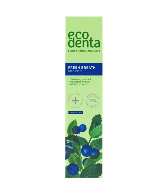 ECODENTA Zubní pasta s extraktem z borůvek pro svěží dech 100 ml