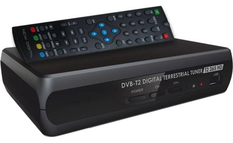 Set-top box New Digital T2 265 HD / Full HD / černá Varianta: ivi1