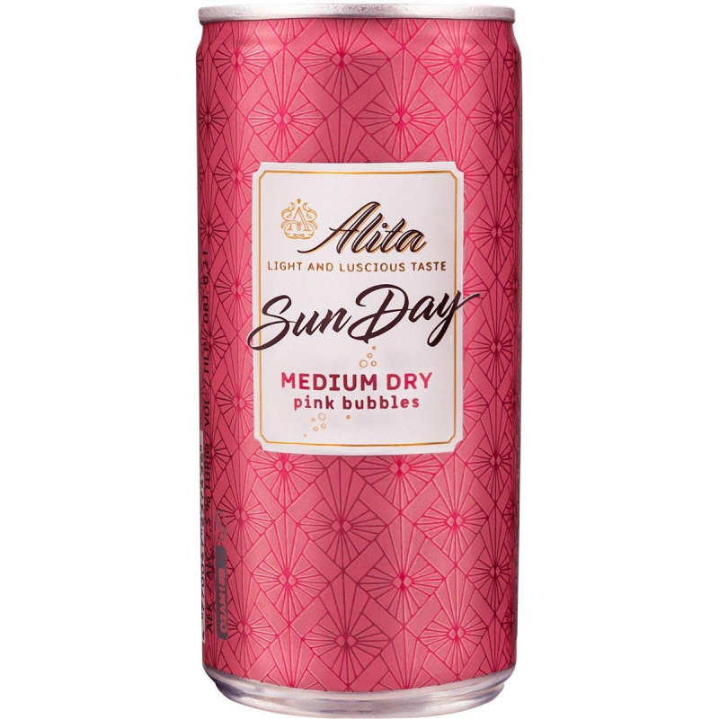 Alita SunDay Medium Dry pink bubbles plech