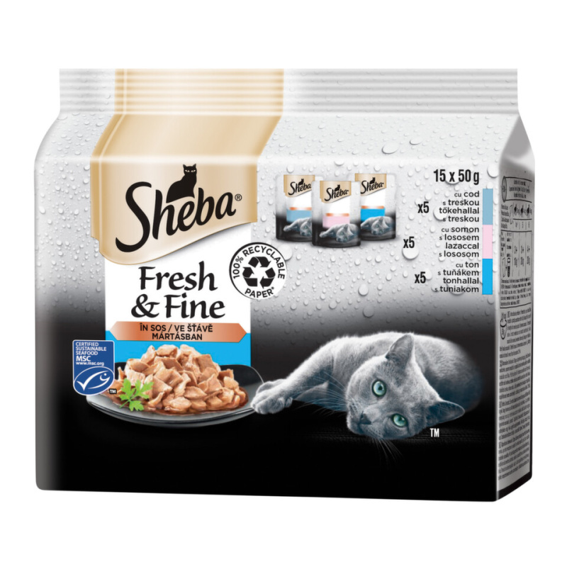 MARS, kom.spol. Sheba kapsa Rybí výběr 15x50g