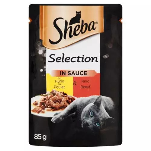 Sheba Select Slices Ve Šťávě 85g - S Kuřecím a Hovězím